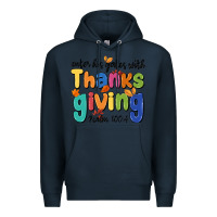 Navy enter his gates with thanksgiving psalm 100 4 Premium Hoodie - MaliasSmallBusiness