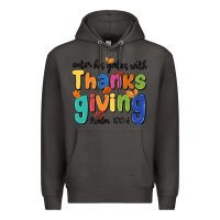 Smoke enter his gates with thanksgiving psalm 100 4 Premium Hoodie - MaliasSmallBusiness