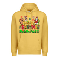 Antique Gold baking christmas memories Premium Hoodie - MaliasSmallBusiness