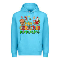 Ocean Blue baking christmas memories Premium Hoodie - MaliasSmallBusiness