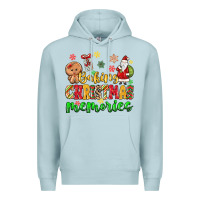Blue Mist baking christmas memories Premium Hoodie - MaliasSmallBusiness