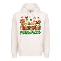 Pale Pink baking christmas memories Premium Hoodie - MaliasSmallBusiness