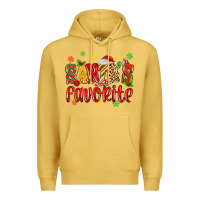 Antique Gold santa's favorite Premium Hoodie - MaliasSmallBusiness