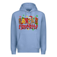 Colony Blue santa's favorite Premium Hoodie - MaliasSmallBusiness