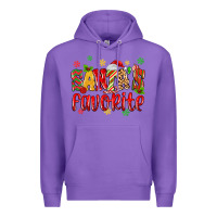 Purple santa's favorite Premium Hoodie - MaliasSmallBusiness