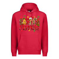 Cardinal santa's favorite Premium Hoodie - MaliasSmallBusiness