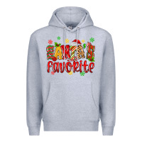Heather Grey santa's favorite Premium Hoodie - MaliasSmallBusiness
