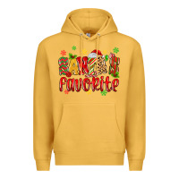 Mustard santa's favorite Premium Hoodie - MaliasSmallBusiness