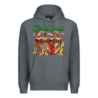 Rock christmas crew  deer Premium Hoodie - MaliasSmallBusiness