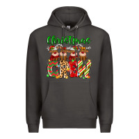 Smoke christmas crew  deer Premium Hoodie - MaliasSmallBusiness