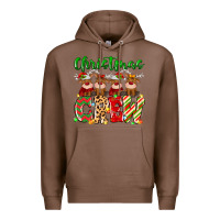Chestnut christmas crew  deer Premium Hoodie - MaliasSmallBusiness