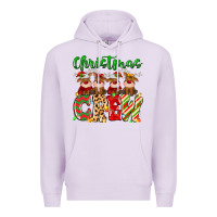 Lilac christmas crew  deer Premium Hoodie - MaliasSmallBusiness