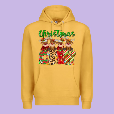 Premium Hoodie christmas crew  deer