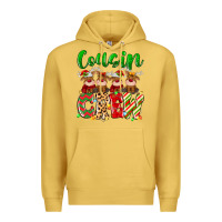 Antique Gold cousin crew christmas deer Premium Hoodie - MaliasSmallBusiness
