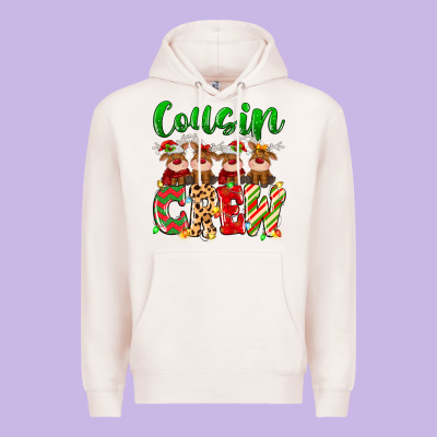 Premium Hoodie cousin crew christmas deer