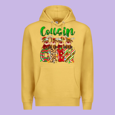 Premium Hoodie cousin crew christmas deer