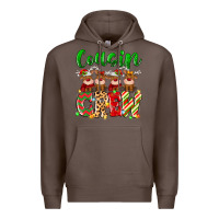 Coffee cousin crew christmas deer Premium Hoodie - MaliasSmallBusiness