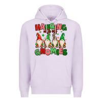 Lilac hanging with my gnomies Premium Hoodie - MaliasSmallBusiness