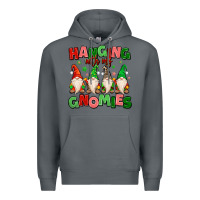 Rock hanging with my gnomies Premium Hoodie - MaliasSmallBusiness