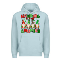 Blue Mist hanging with my gnomies Premium Hoodie - MaliasSmallBusiness