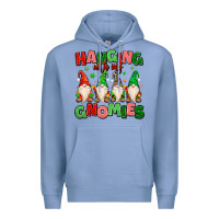 Colony Blue hanging with my gnomies Premium Hoodie - MaliasSmallBusiness