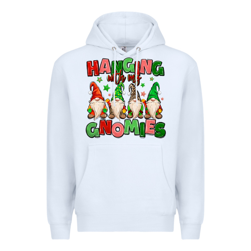 Hanging With My Gnomies Premium Hoodie by MaliasSmallBusiness | Teevron