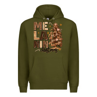 Army Green melanin christmas with christmas tree Premium Hoodie - MaliasSmallBusiness