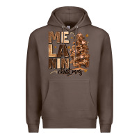 Coffee melanin christmas with christmas tree Premium Hoodie - MaliasSmallBusiness