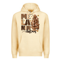 Pina Colada melanin christmas with christmas tree Premium Hoodie - MaliasSmallBusiness