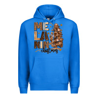 True Royal melanin christmas with christmas tree Premium Hoodie - MaliasSmallBusiness