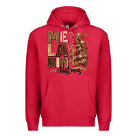 Cardinal melanin christmas with christmas tree Premium Hoodie - MaliasSmallBusiness