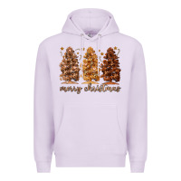 Lilac melanin christmas trees Premium Hoodie - MaliasSmallBusiness