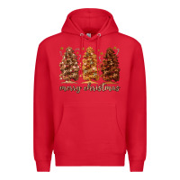 Red melanin christmas trees Premium Hoodie - MaliasSmallBusiness