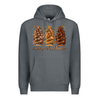 Rock melanin christmas trees Premium Hoodie - MaliasSmallBusiness