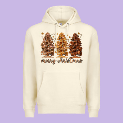 Premium Hoodie melanin christmas trees
