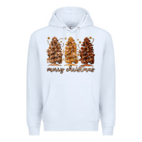 White melanin christmas trees Premium Hoodie - MaliasSmallBusiness