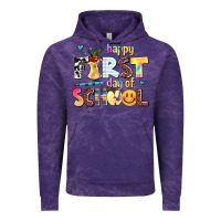 Cloud Purple happy first day of school Vintage Hoodie - AdoDesignShop