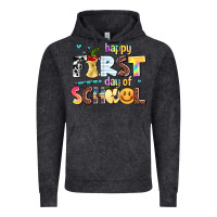 Vintage Black happy first day of school Vintage Hoodie - AdoDesignShop