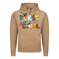 Vintage Coffee happy first day of school Vintage Hoodie - AdoDesignShop