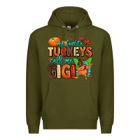 Army Green my favorite call me gigi Premium Hoodie - MaliasSmallBusiness