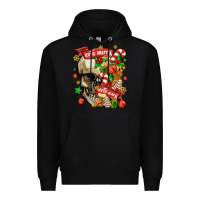 Black sorta merry sorta scary Premium Hoodie - MaliasSmallBusiness