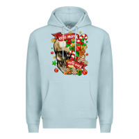Blue Mist sorta merry sorta scary Premium Hoodie - MaliasSmallBusiness
