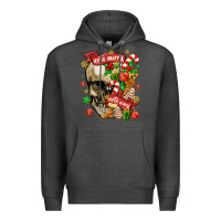 Charcoal Heather sorta merry sorta scary Premium Hoodie - MaliasSmallBusiness