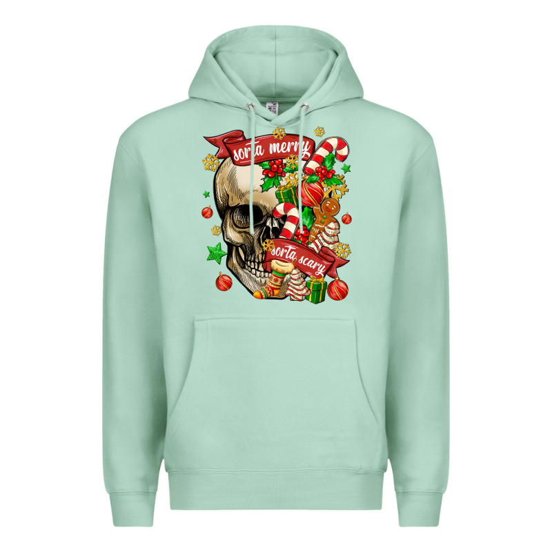 Sorta Merry Sorta Scary Premium Hoodie by MaliasSmallBusiness | Teevron