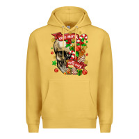 Antique Gold sorta merry sorta scary Premium Hoodie - MaliasSmallBusiness
