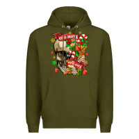 Army Green sorta merry sorta scary Premium Hoodie - MaliasSmallBusiness
