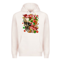 Pale Pink sorta merry sorta scary Premium Hoodie - MaliasSmallBusiness