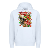 White sorta merry sorta scary Premium Hoodie - MaliasSmallBusiness