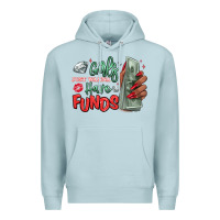Blue Mist girls just wanna have funds Premium Hoodie - MaliasSmallBusiness