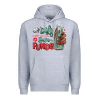 Heather Grey girls just wanna have funds Premium Hoodie - MaliasSmallBusiness